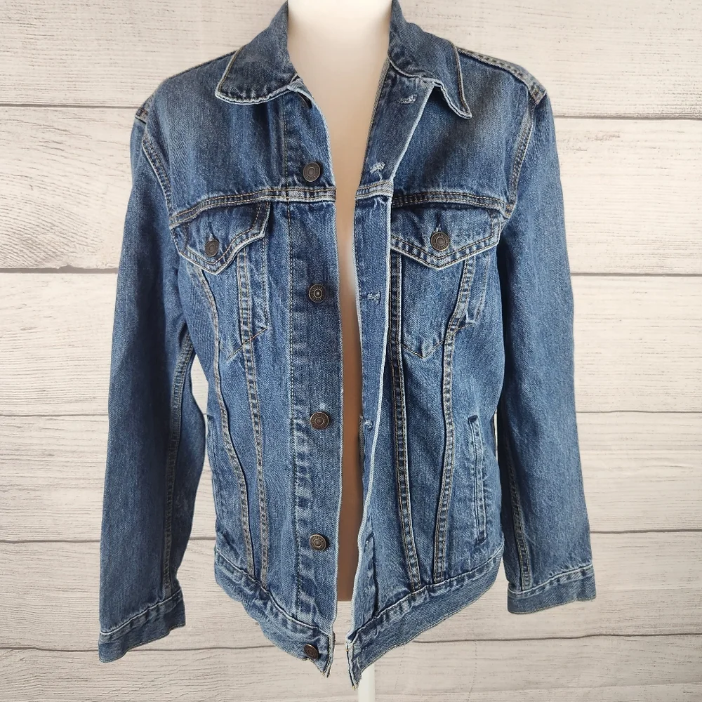 Levi's Dark Wash Denim Trucker Jacket  WPL-423